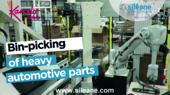 Bin picking of heavy automative parts
