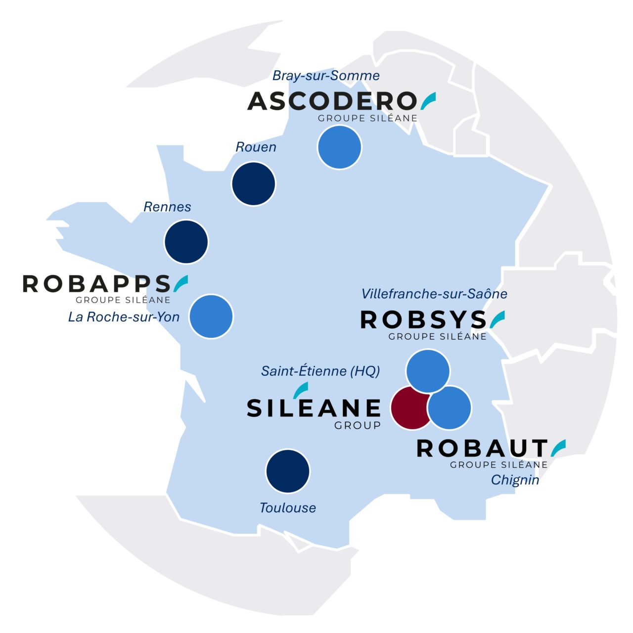 Carte France Siléane Group